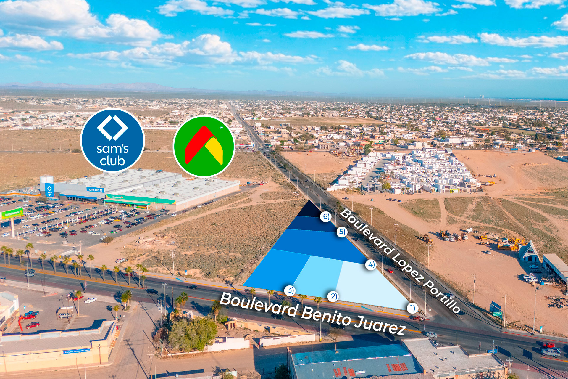 Terreno Comercial en Venta en Benito Juárez y López Portillo, Puerto Peñasco