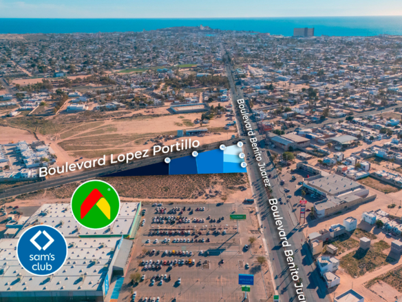 Terreno Comercial en Venta en Benito Juárez y López Portillo, Puerto Peñasco
