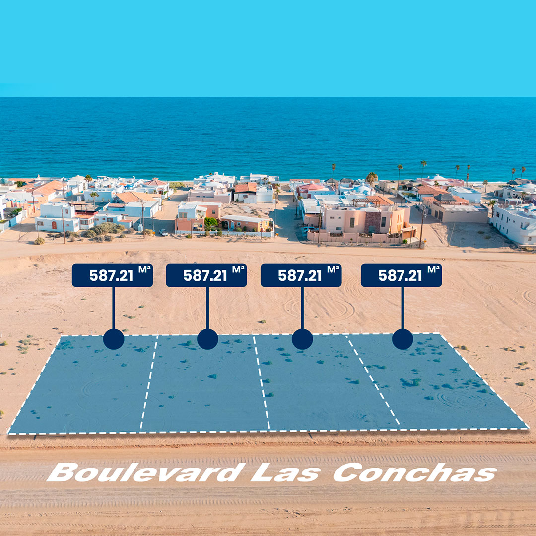 Terrenos en la playa en Puerto Peñasco | Las Conchas