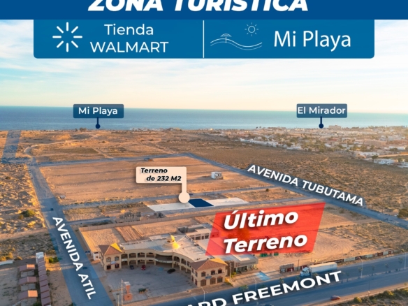 Terreno en Mi Playa Puerto Peñasco | 232 m² a 5 Minutos del Malecón