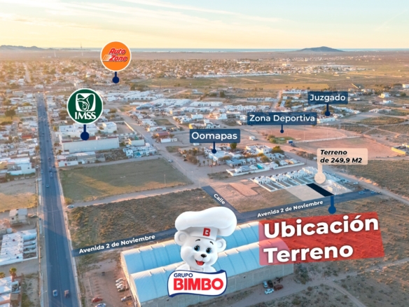 Terreno en Brisas del Golfo en Puerto Peñasco