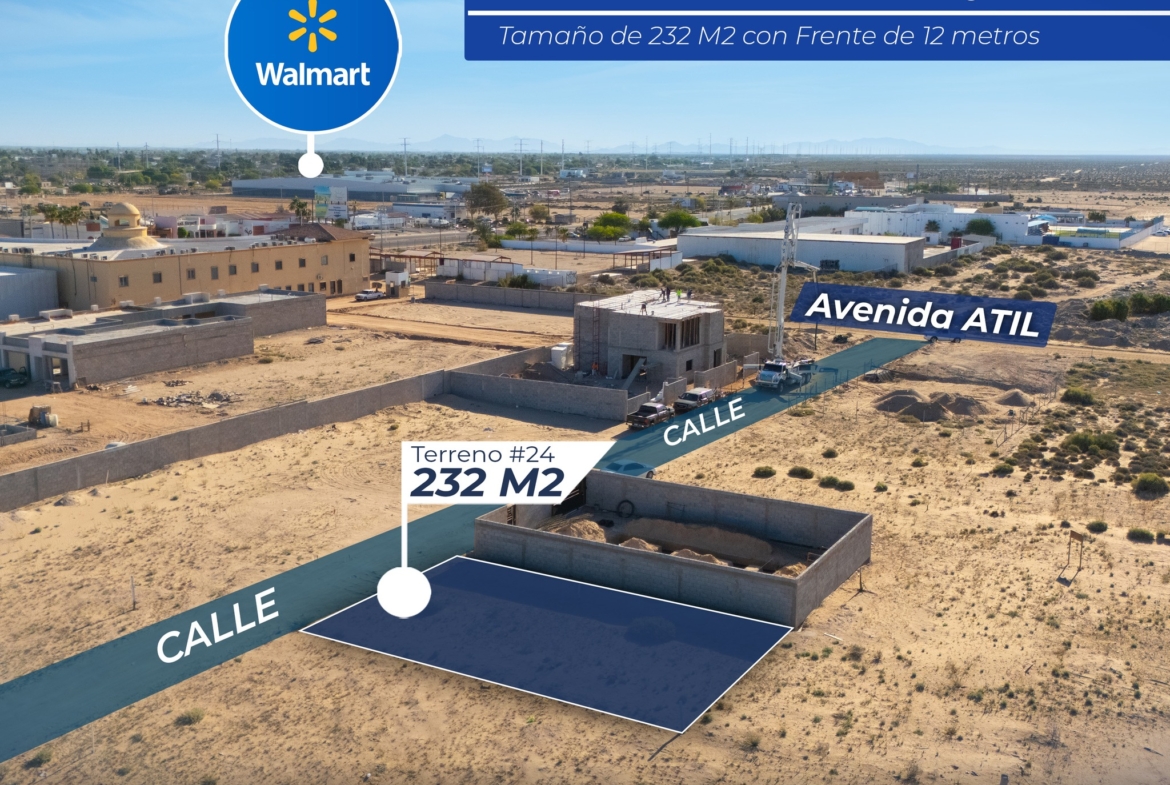Terreno en Mi Playa Puerto Peñasco | 232 m² a 5 Minutos del Malecón