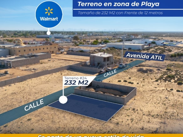 Terreno en Mi Playa Puerto Peñasco | 232 m² a 5 Minutos del Malecón