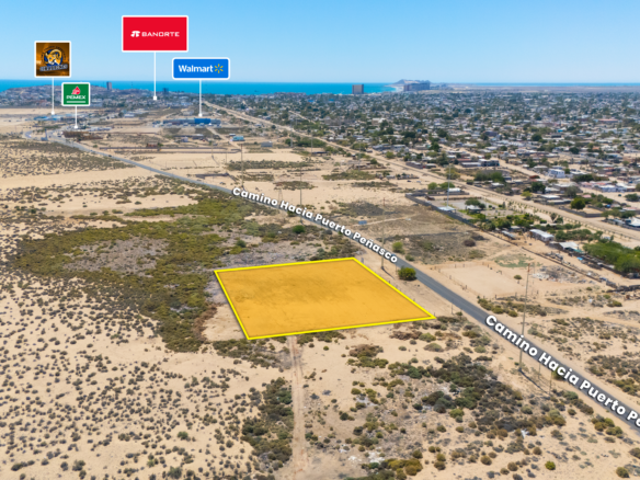 Terreno de 9,934.80 m²para desarrollar Casas Residenciales Premium en Puerto Peñasco – Zona en pleno Crecimiento