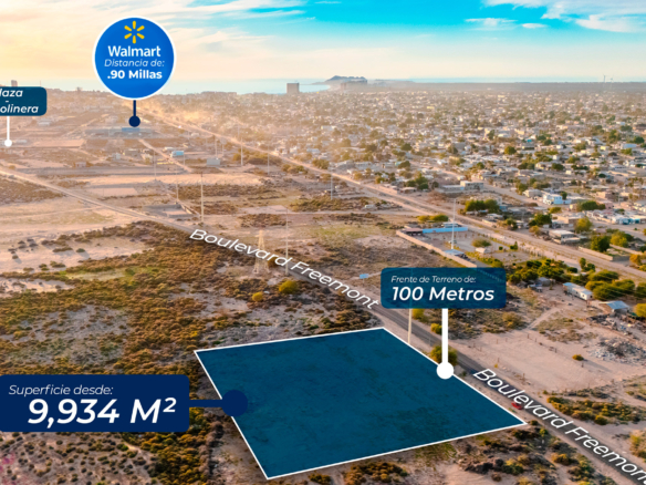 Terreno en Venta para Desarrollo en Puerto Peñasco – 9,934 m²