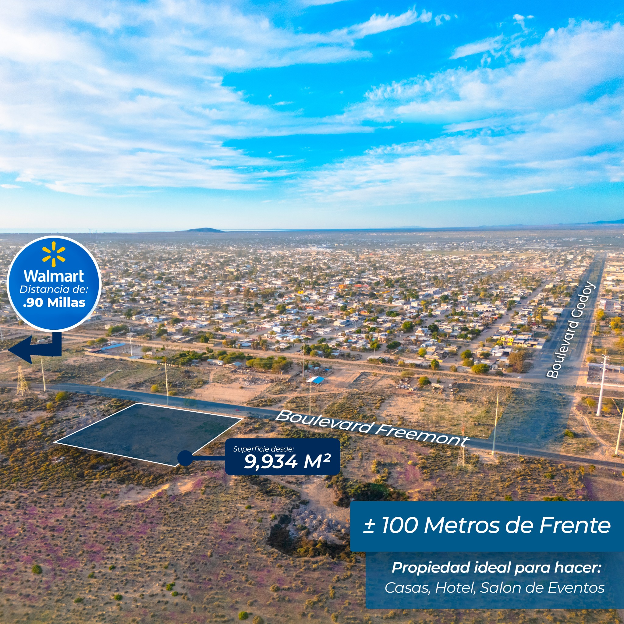 Terreno para desarrollar en Puerto Peñasco – Zona Grandiosa en Crecimiento