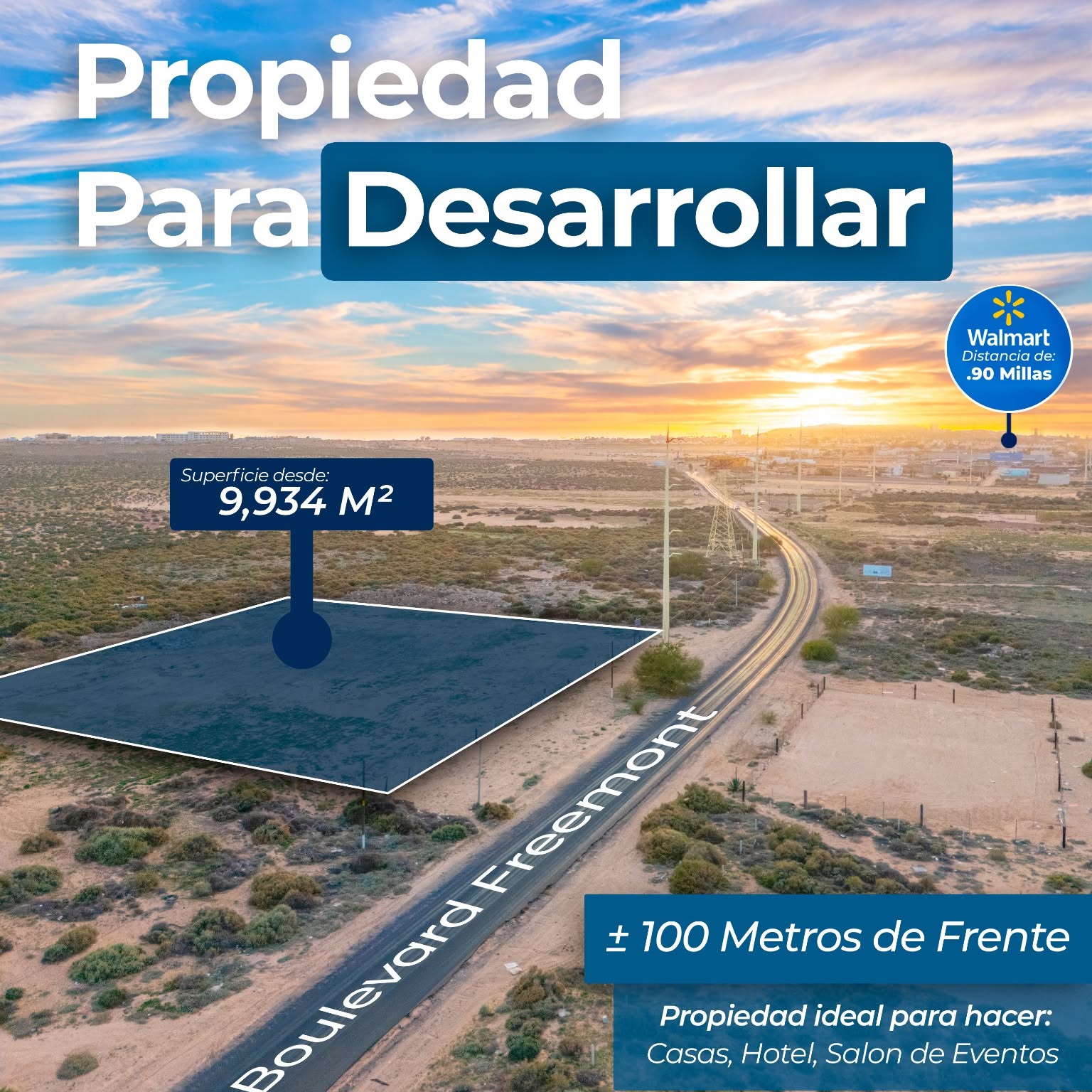Terreno para desarrollar en Puerto Peñasco – Zona Grandiosa en Crecimiento
