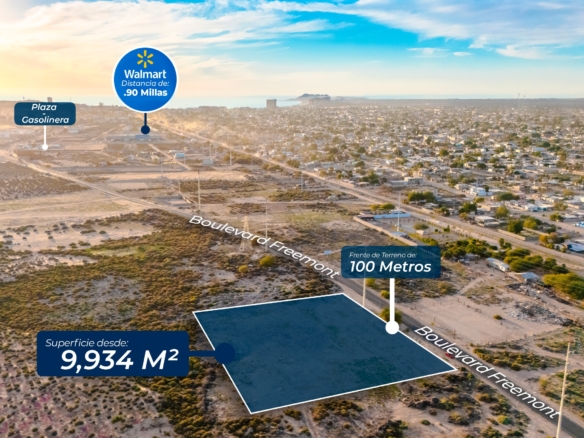 Terreno para desarrollar en Puerto Peñasco – Zona Grandiosa en Crecimiento