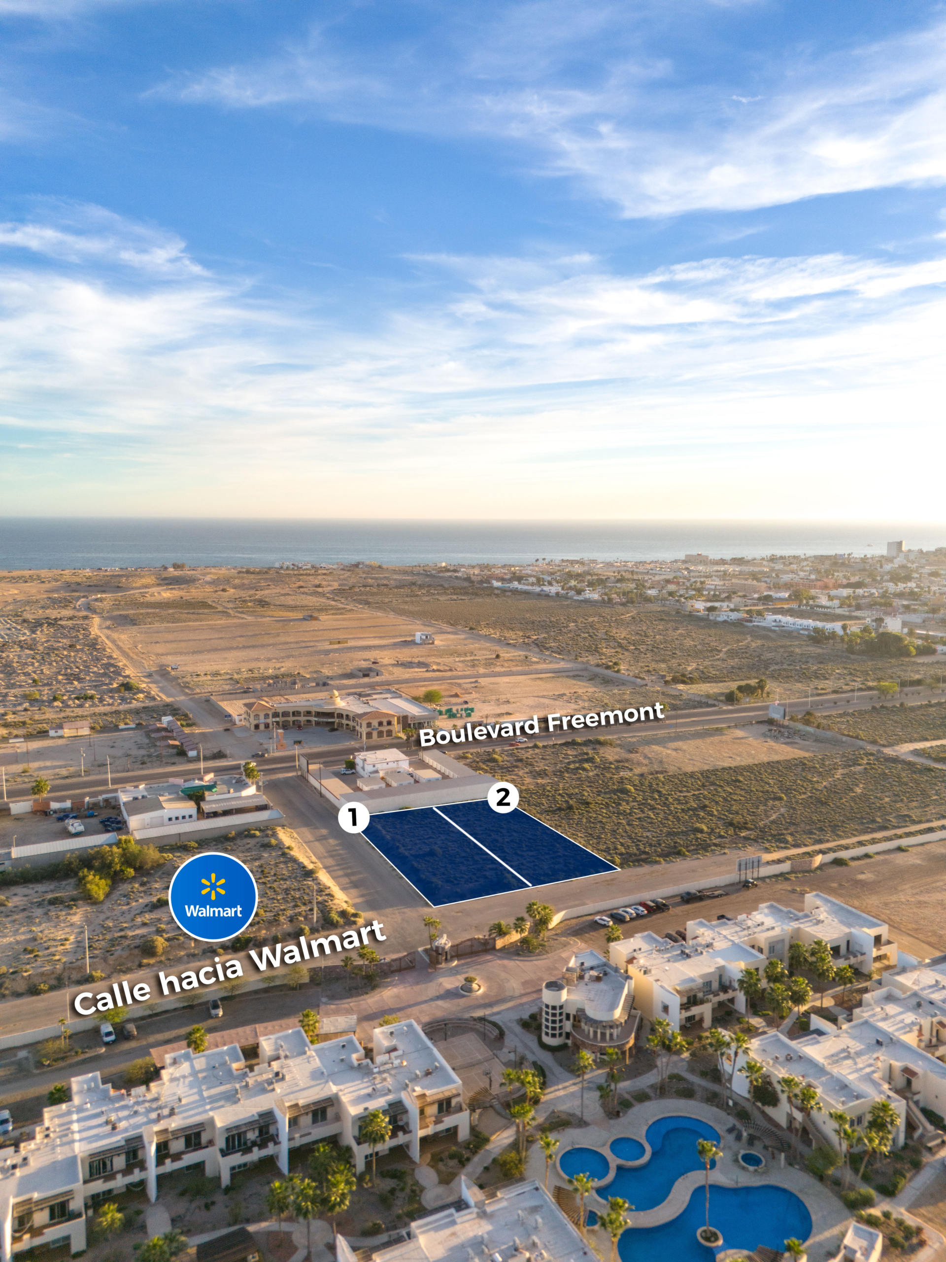Terreno Comercial en Puerto Peñasco Detrás de Boulevard Freemont