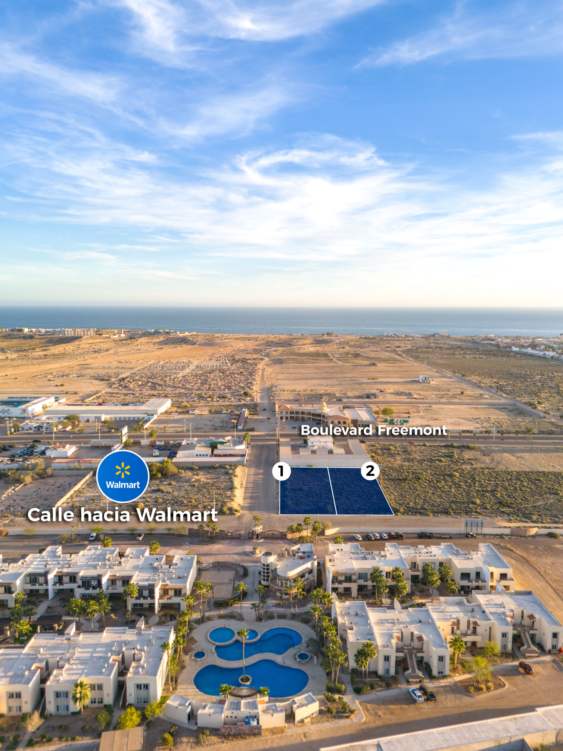 Terreno Comercial en Puerto Peñasco Detrás de Boulevard Freemont