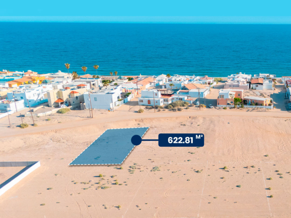 Terreno frente al mar en Las Conchas con vista panorámica al océano
