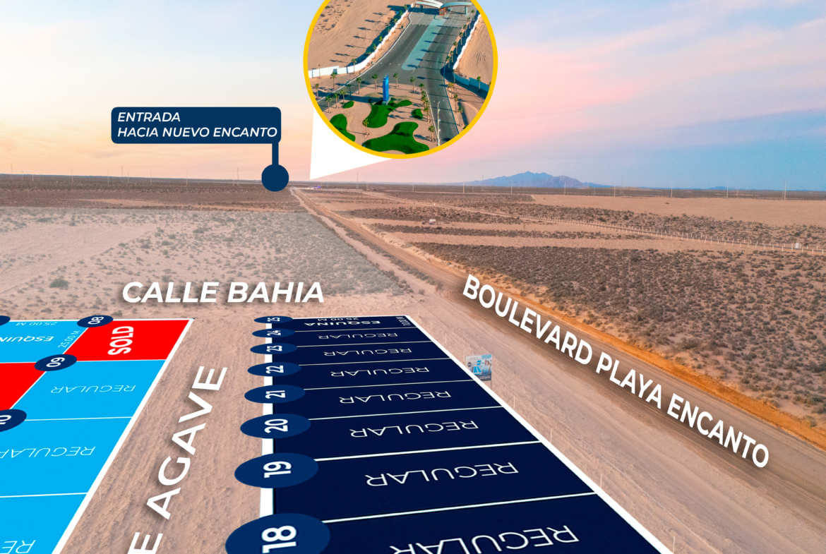 Terrenos cercanos al mar para Invertir en Puerto Peñasco – Plusvalía en Crecimiento en Nuevo Encanto