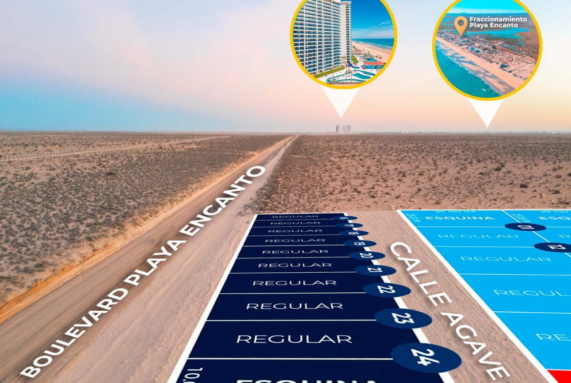 Terrenos cercanos al mar para Invertir en Puerto Peñasco – Plusvalía en Crecimiento en Nuevo Encanto