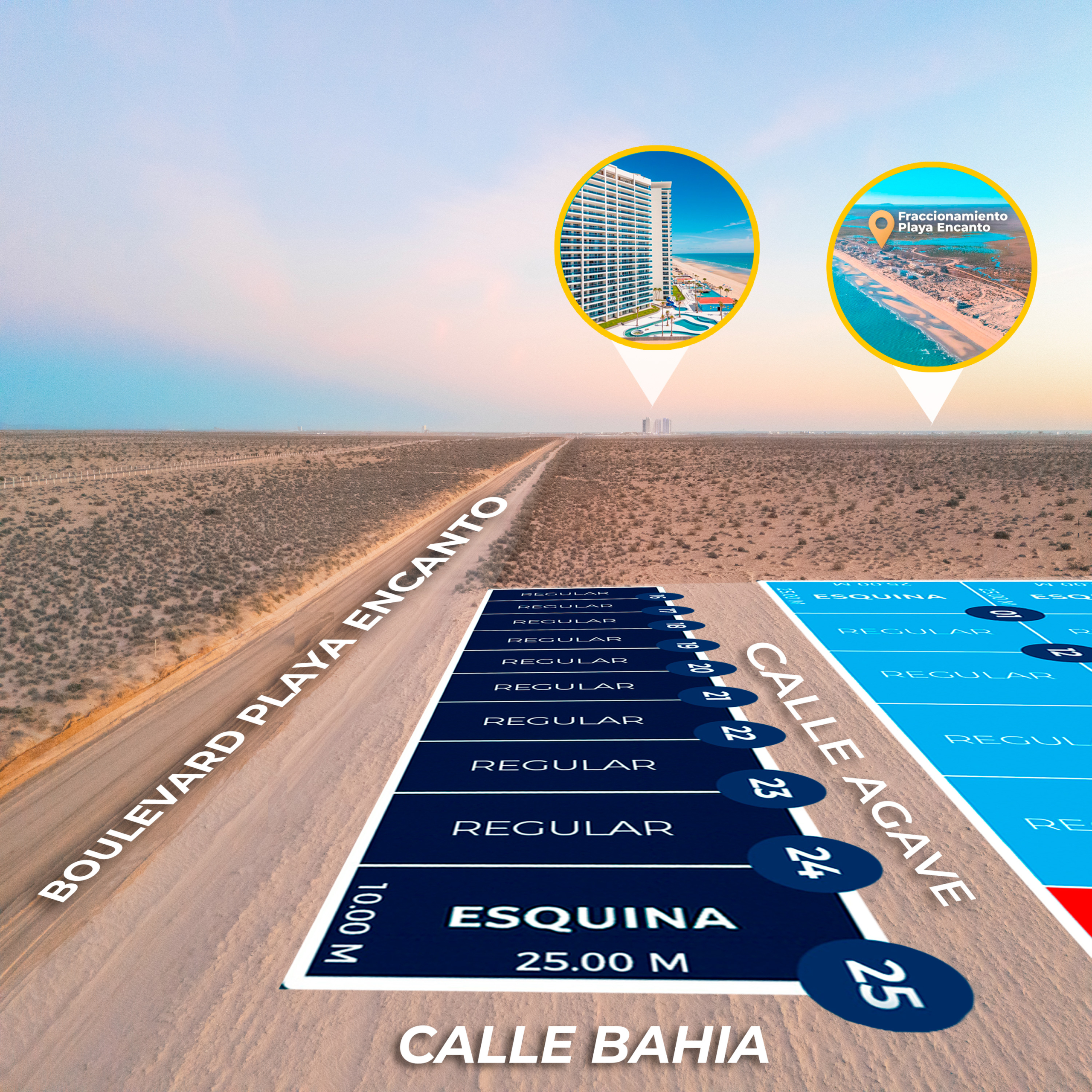 Terrenos cercanos al mar para Invertir en Puerto Peñasco – Plusvalía en Crecimiento en Nuevo Encanto