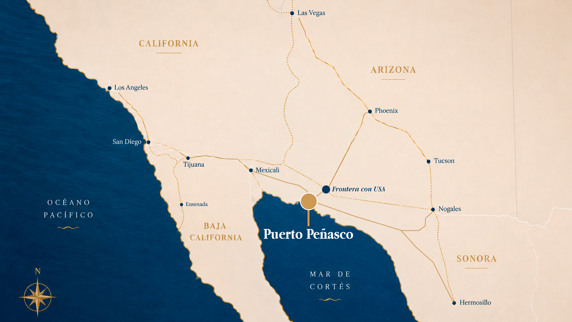 Conectividad de Puerto Peñasco