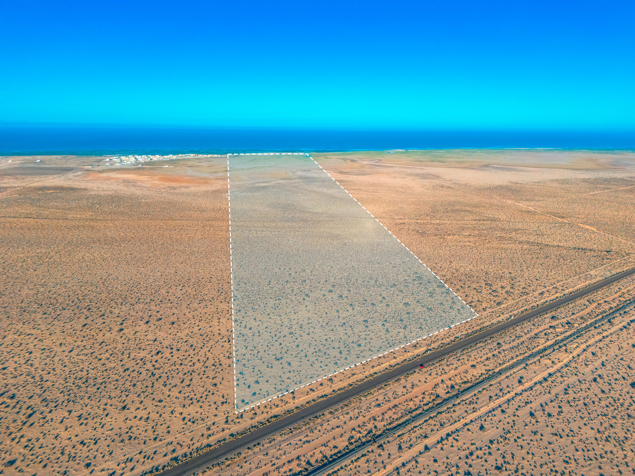 Vista aérea del Lote 1 de 68.73 hectáreas