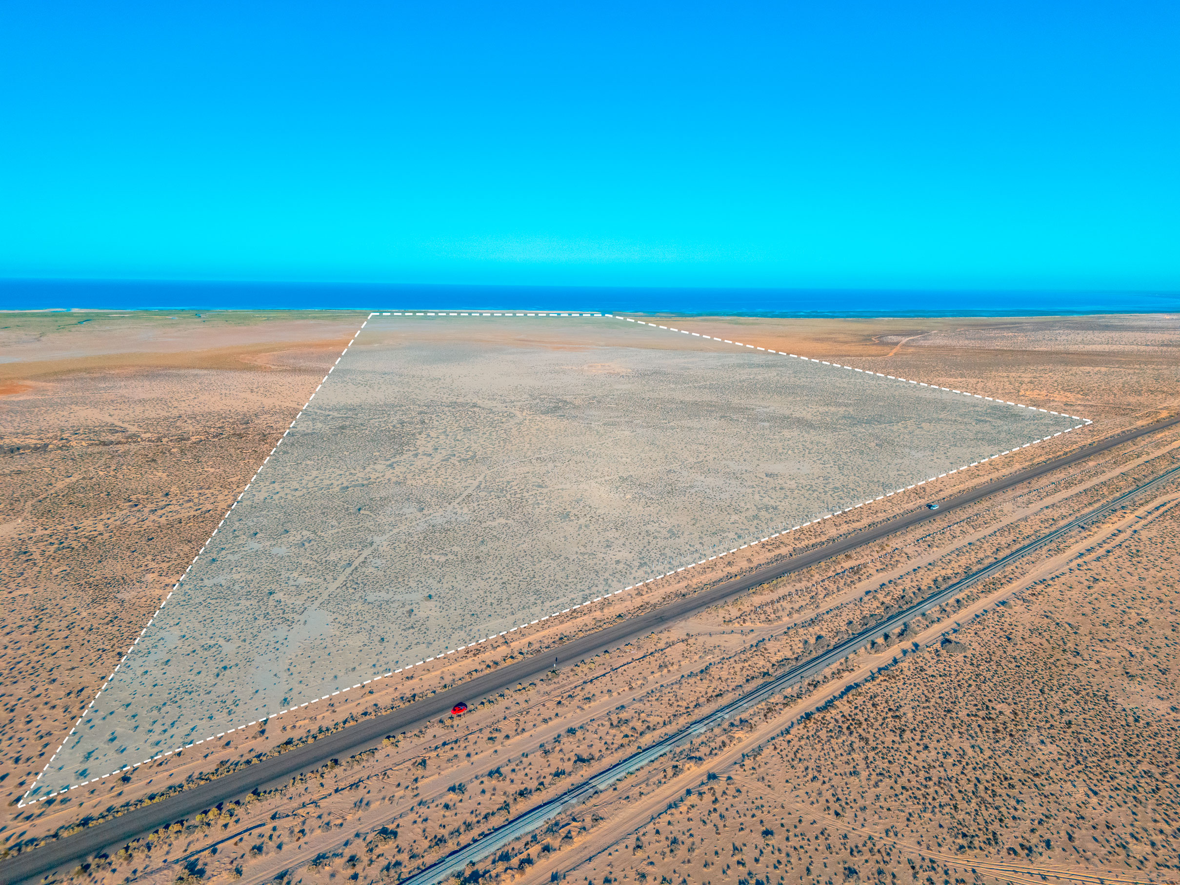 Vista aérea del Lote 2 de 212.29 hectáreas