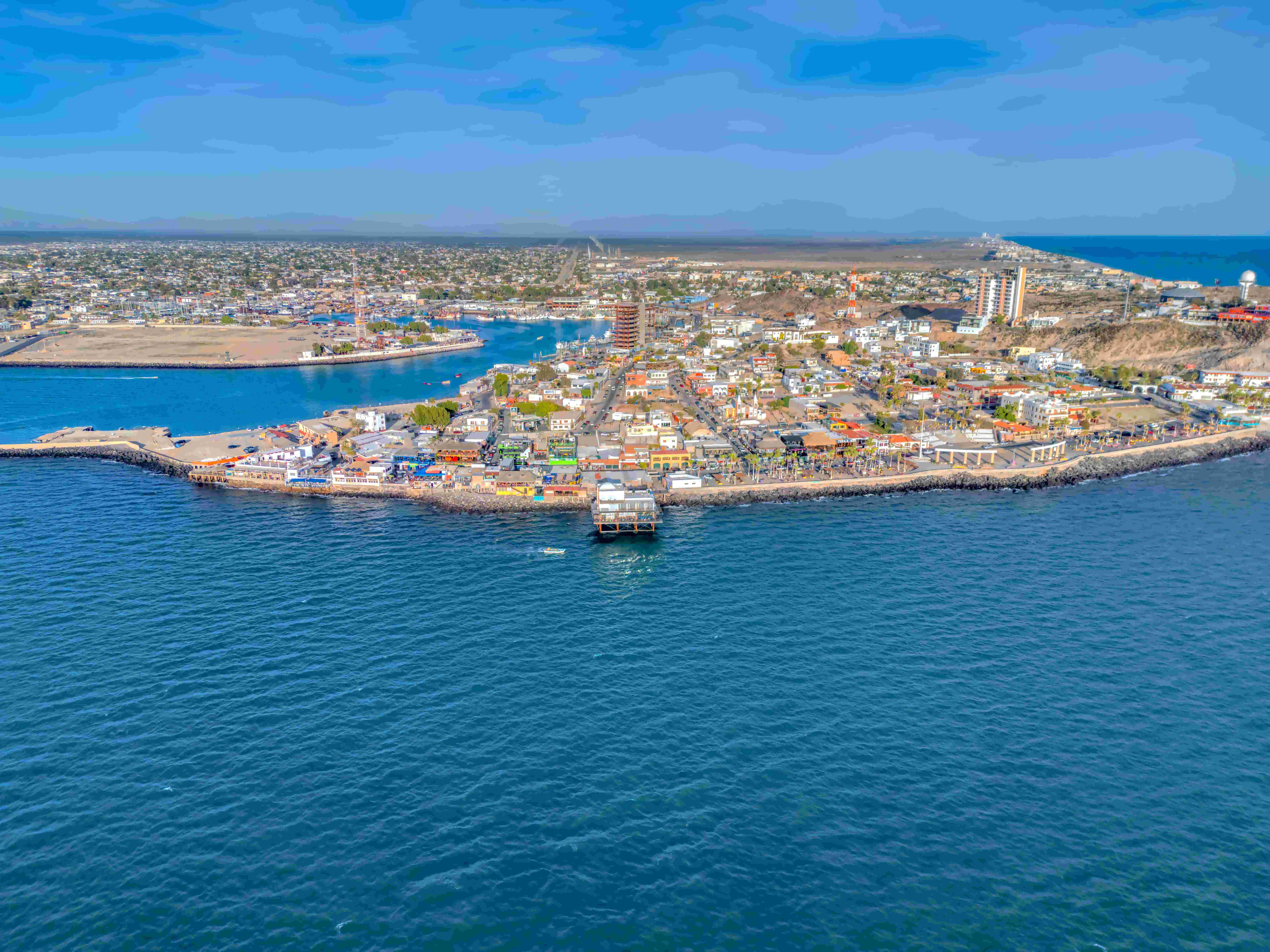 Vista aérea de Puerto Peñasco, Sonora